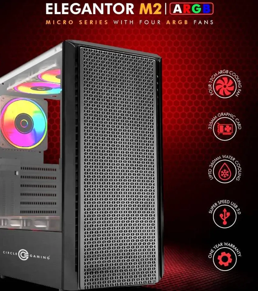 Circle Elegantor M2 ARGB (Black) overview 1