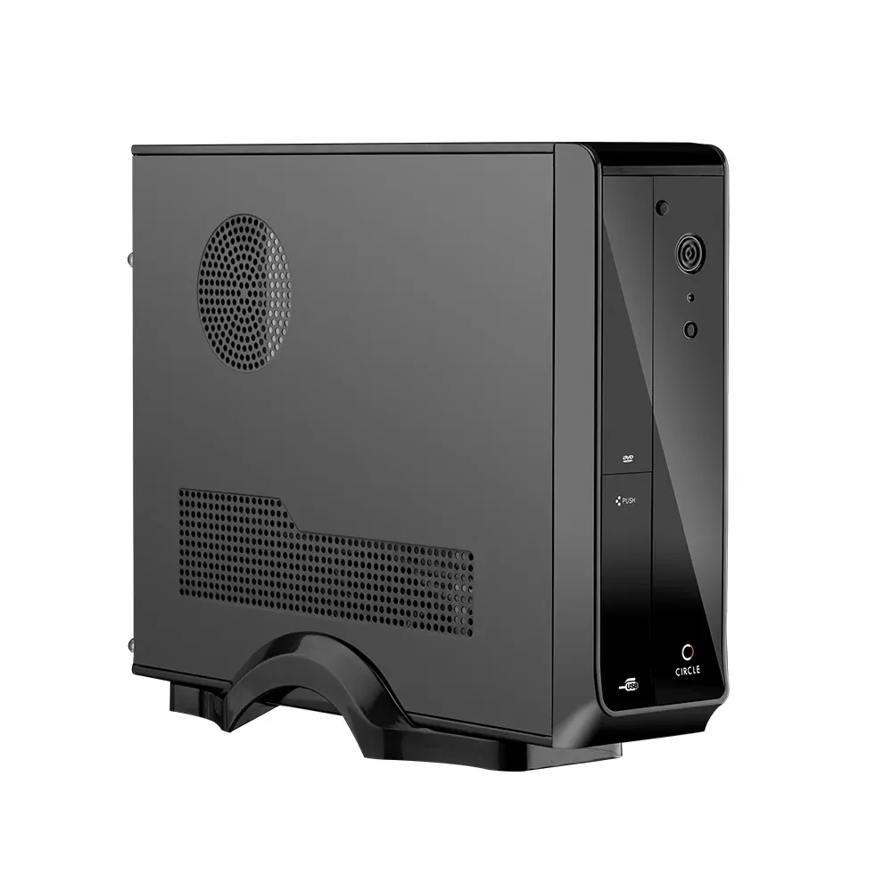 Circle Lil 3.0 (M-ATX) Mini Tower Cabinet (Black) overview 1