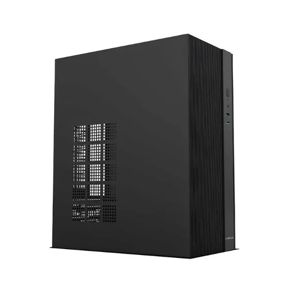 Circle MINI ME 3.0 CPU Cabinet - Black | Compact and Efficient Micro ATX Case