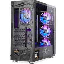 Circle Stealth B1 ARGB (E-ATX) Mid Tower Cabinet (Black) overview 2