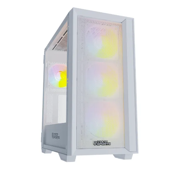 Coconut RAMPAGE 4000D Gaming Cabinet - White