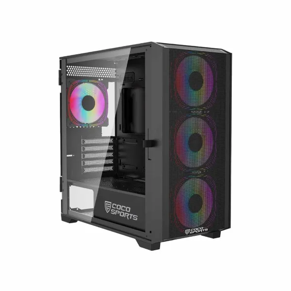 Coconut Rampage Elite Mesh mATX Gaming Cabinet