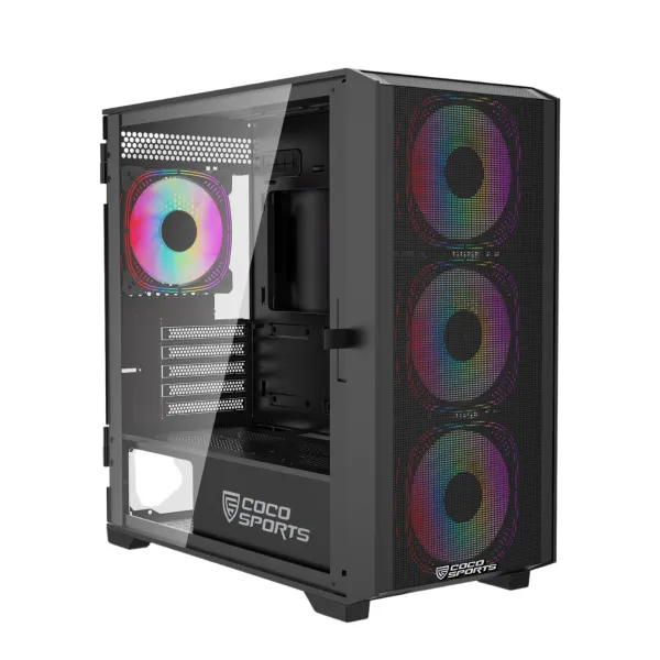 Coconut Rampage Elite mATX RGB Gaming Cabinet