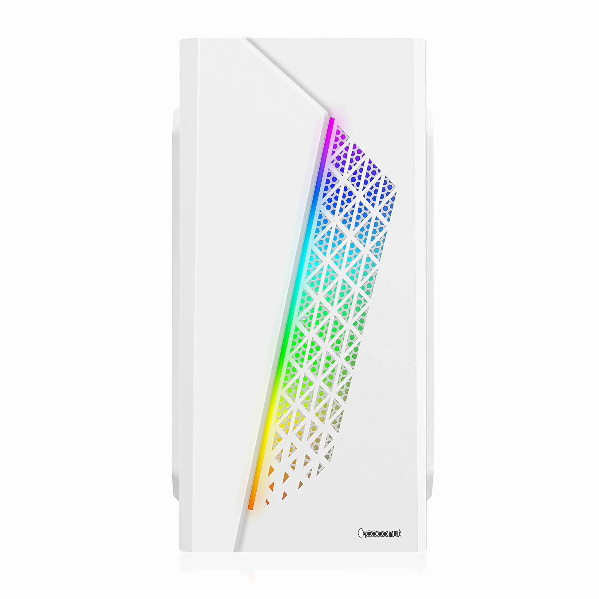 Coconut SOLAR mATX with SM45 and RGB Strip White overview 1