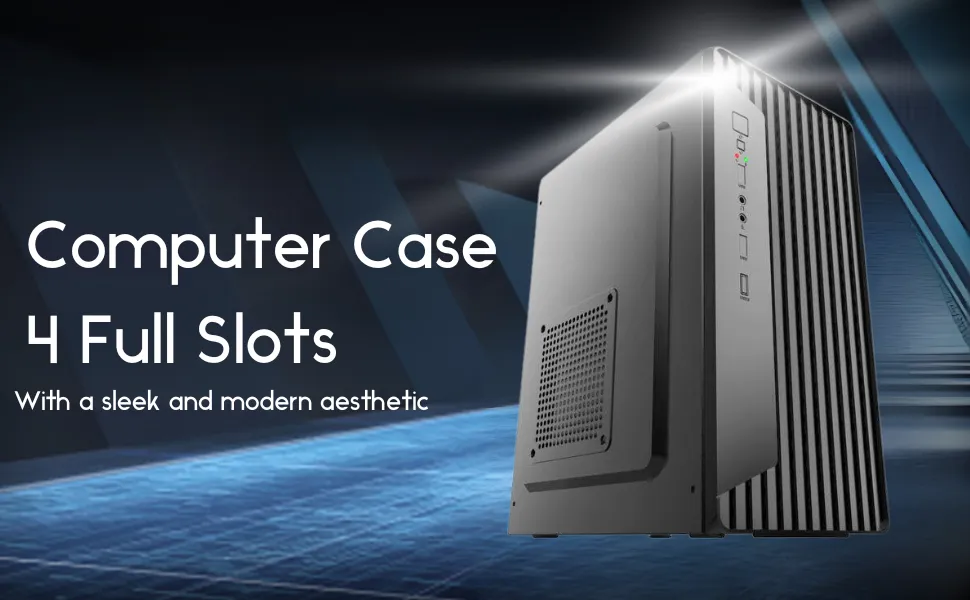 Consistent CIE105 PC Case/SMPS Computer Case 4 Full Slots VGA Max 250mm overview 2