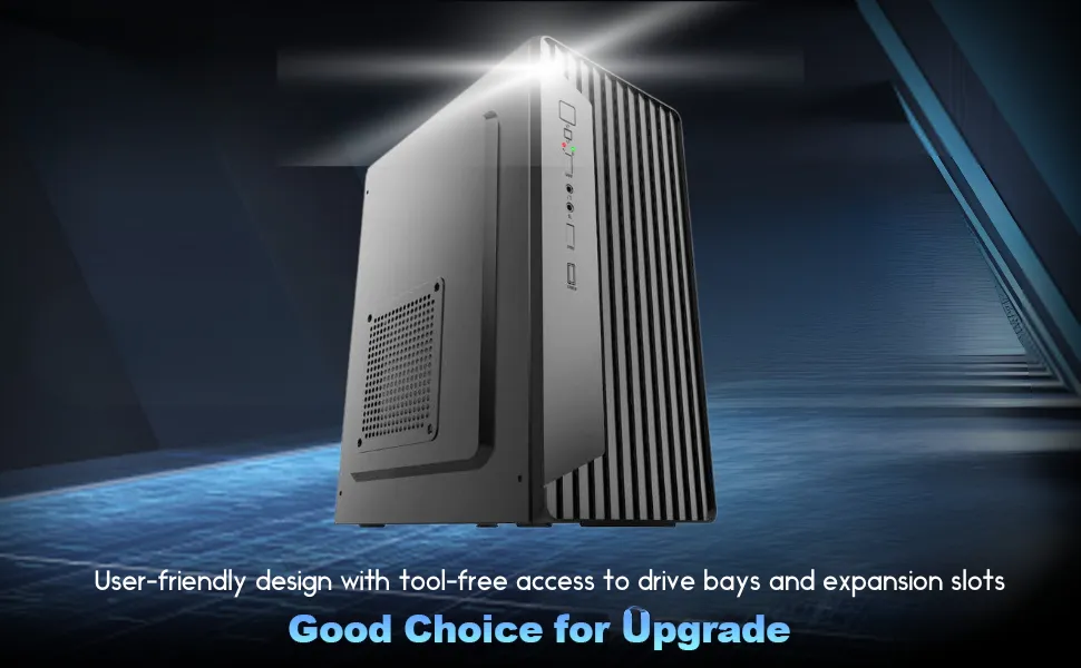 Consistent CIE105 PC Case/SMPS Computer Case 4 Full Slots VGA Max 250mm overview 4