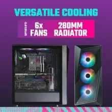 Cooler Master CMP 520 (ATX) Mid Tower Cabinet (Black) overview 5