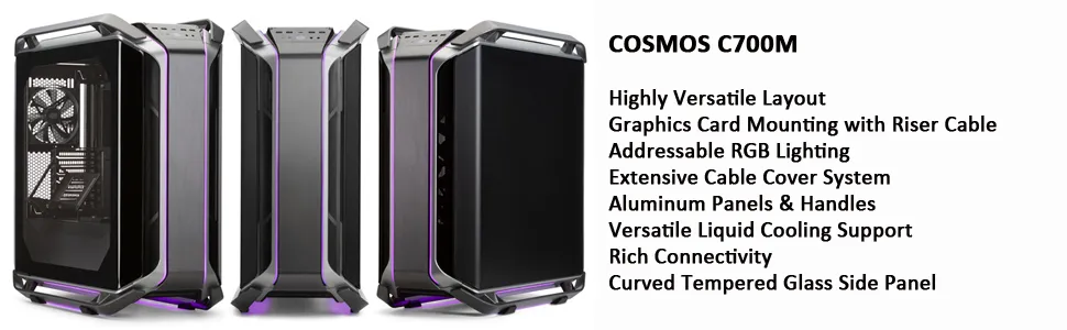 Cooler Master Cosmos C700M Cabinet overview 1