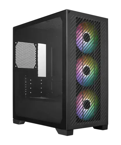 Cooler Master Elite 301 ARGB (M-ATX) Mini Tower Cabinet (Black) overview 1