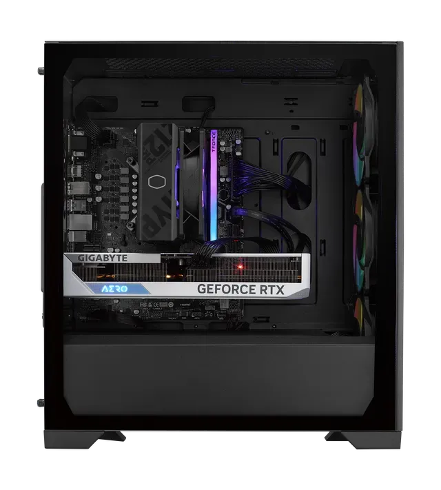 Cooler Master Elite 301 ARGB (M-ATX) Mini Tower Cabinet (Black) overview 3