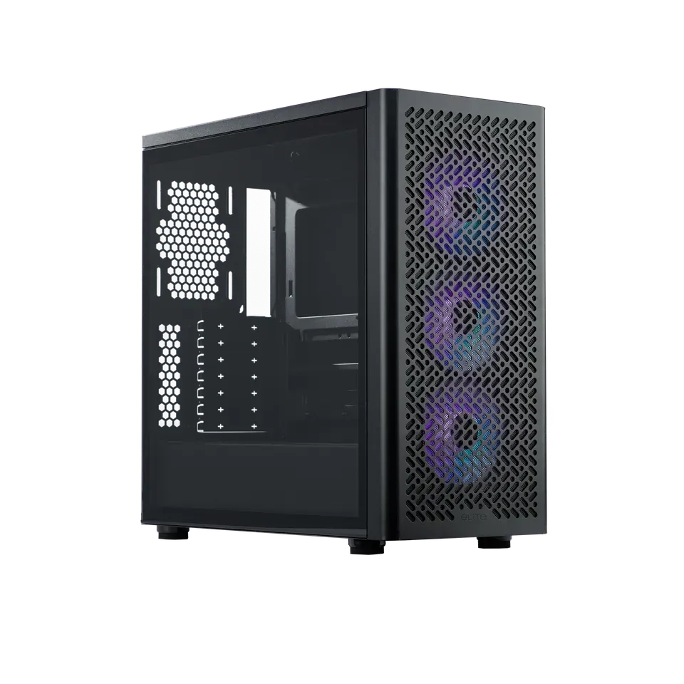 Cooler Master Elite 502 ARGB E-ATX Mid Tower Case overview 1
