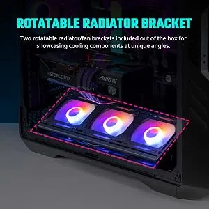 Cooler Master HAF 700 EVO ARGB (E-ATX) Cabinet (Titanium Grey) overview 4