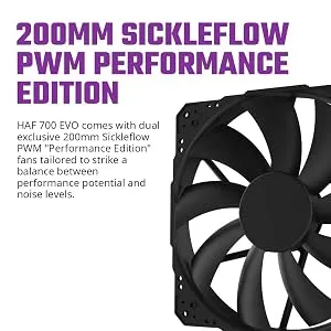 Cooler Master HAF 700 EVO ARGB (E-ATX) Cabinet (Titanium Grey) overview 5