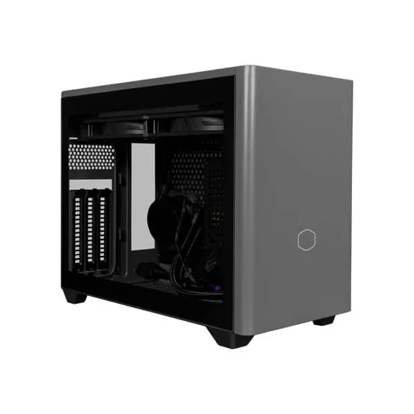 Cooler Master MasterBox NR200P Max (M-ITX) Mini Tower Cabinet (Black-Grey)