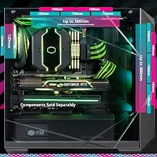 Cooler Master MasterBox TD500 Mesh Cabinet (Black) overview 7