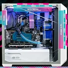 Cooler Master MasterBox TD500 Mesh Cabinet (White) overview 7