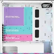 Cooler Master MasterBox TD500 Mesh Cabinet (White) overview 9