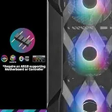 Cooler Master MasterBox TD500 Mesh V2 ARGB (E-ATX) Mid Tower Cabinet (Black) overview 9