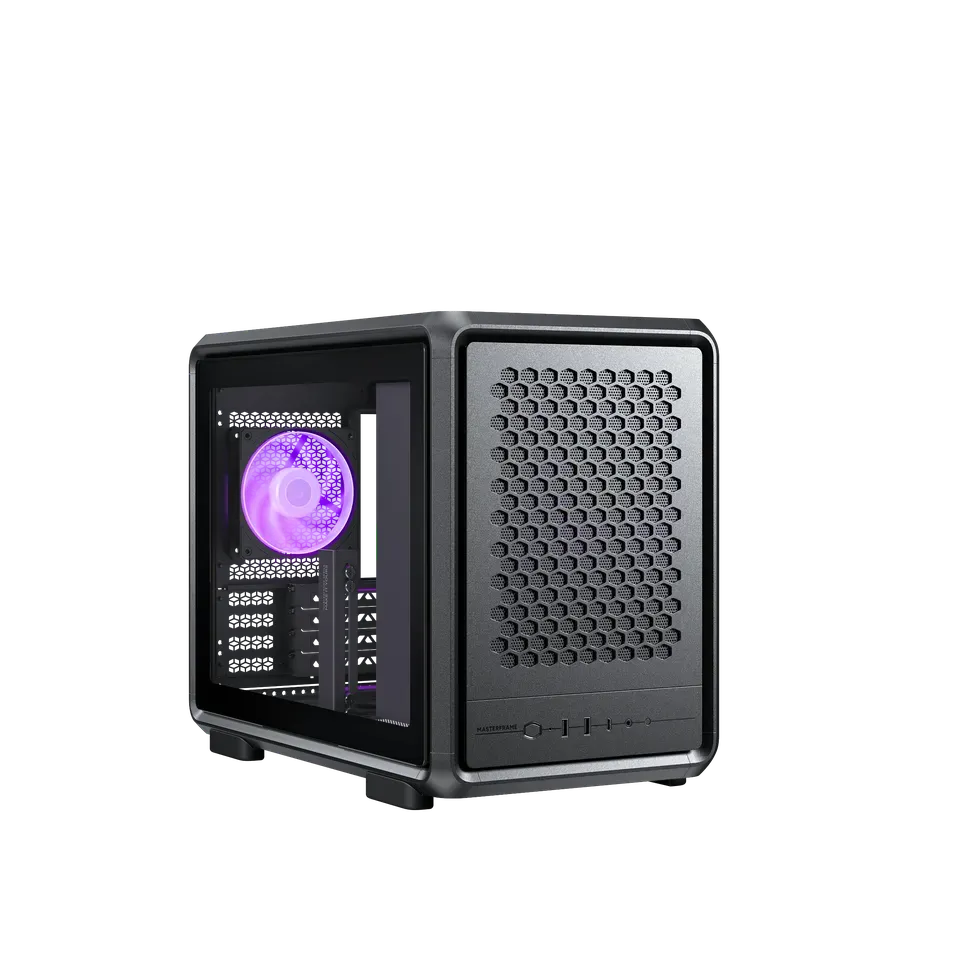 Cooler Master MasterFrame 400 Mesh ARGB M-ATX Mid Tower Case overview 1