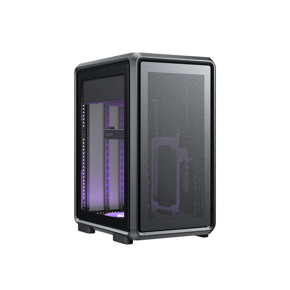 Cooler Master MasterFrame 400 Mesh ARGB M-ATX Mid Tower Case overview 2