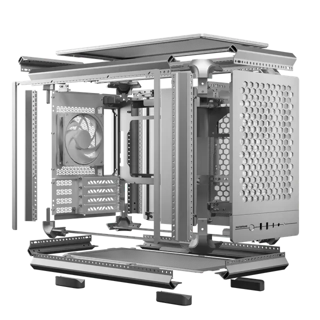 Cooler Master MasterFrame 400 Mesh ARGB M-ATX Mid Tower Case overview 3