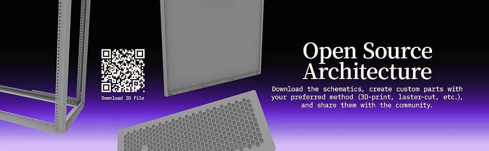 Cooler Master MasterFrame 500 Mesh ARGB Silver E-ATX Mid Tower Case overview 8
