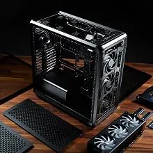 Cooler Master MasterFrame 600 E-ATX Mid Tower Case (Black) overview 10