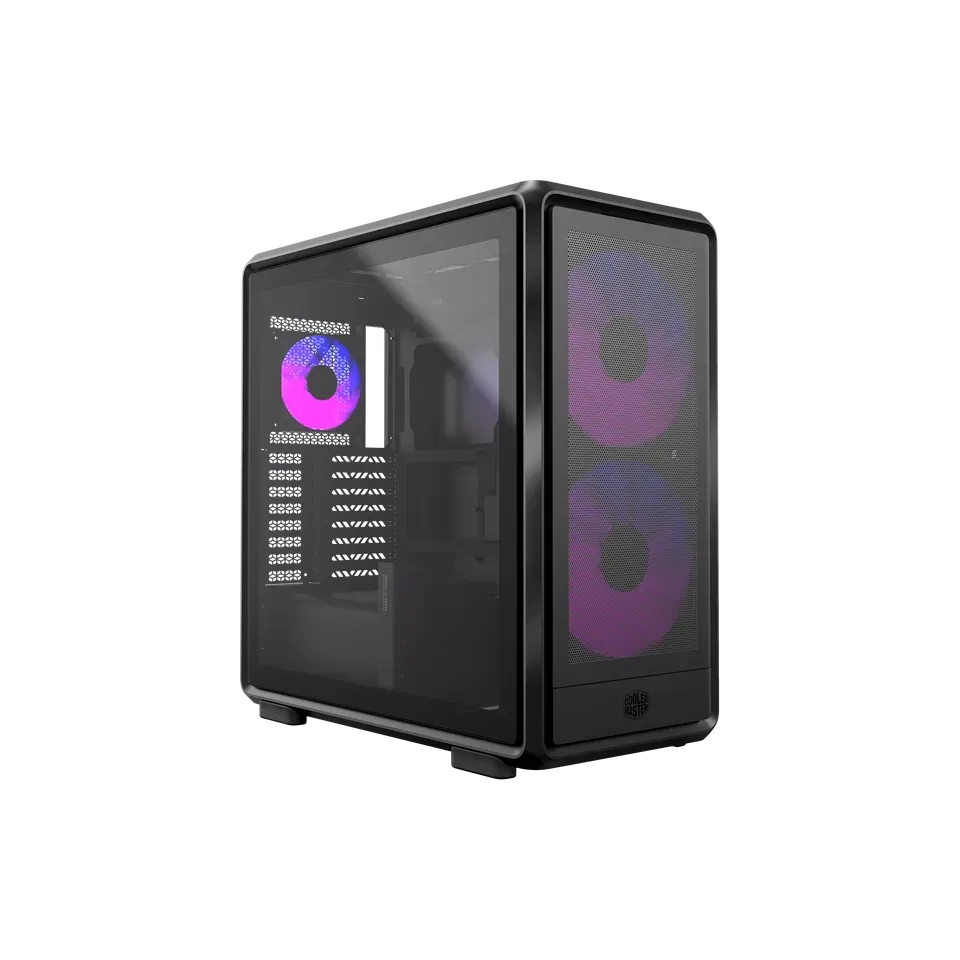 Cooler Master MasterFrame 600 Mesh ARGB Black E-ATX Mid Tower Case overview 1