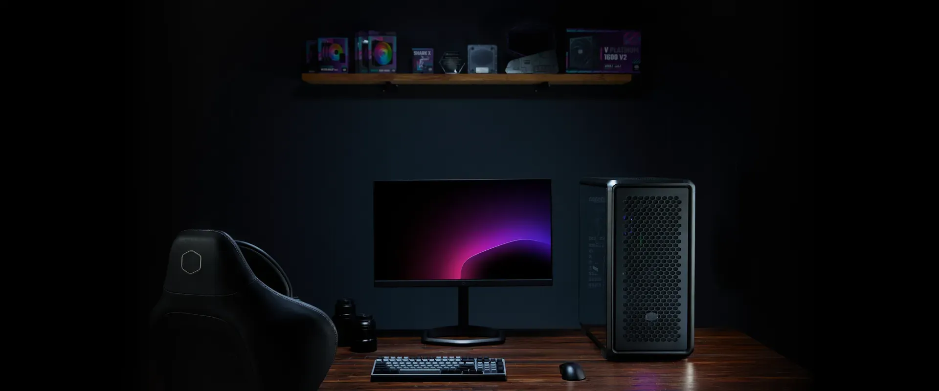 Cooler Master MasterFrame 600 Mesh ARGB Black E-ATX Mid Tower Case overview 2