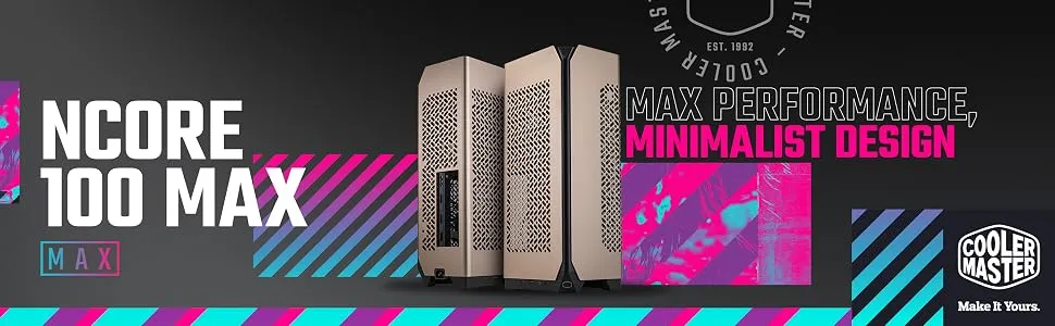 Cooler Master Ncore 100 Max (M-ITX) Mini Tower Cabinet (Bronze Edition) overview 1