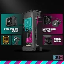 Cooler Master Ncore 100 Max (M-ITX) Mini Tower Cabinet (Bronze Edition) overview 4