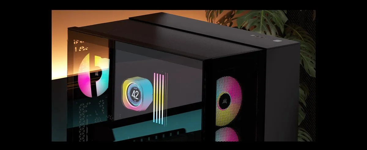 Corsair 2500D Airflow (M-ATX) Mid-Tower Cabinet (Black) overview 6