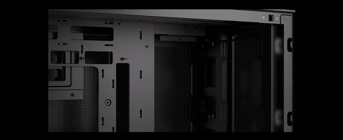 Corsair 2500D Airflow (M-ATX) Mid-Tower Cabinet (Black) overview 7
