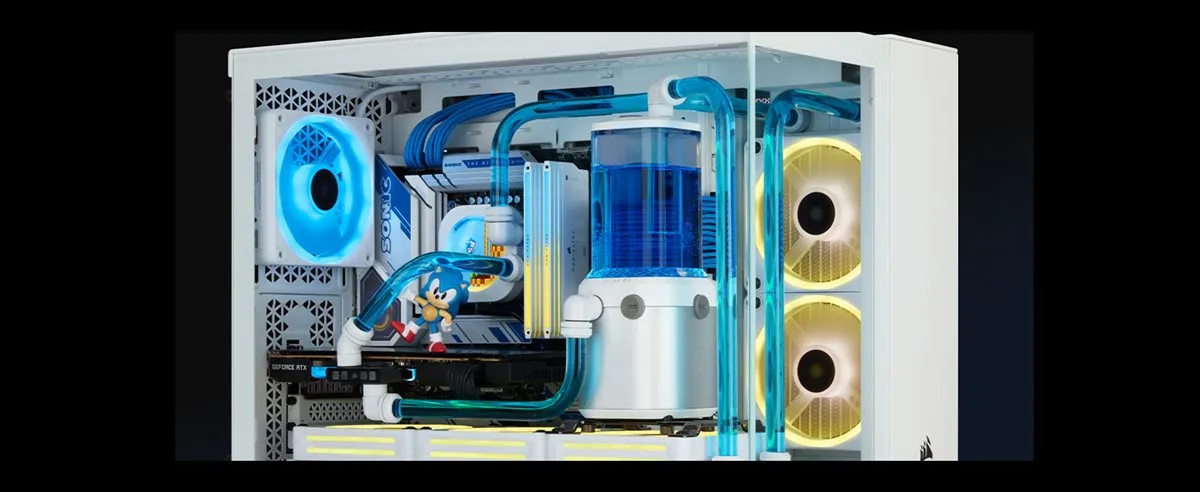 Corsair 2500D Airflow (M-ATX) Mid-Tower Cabinet (White) overview 8