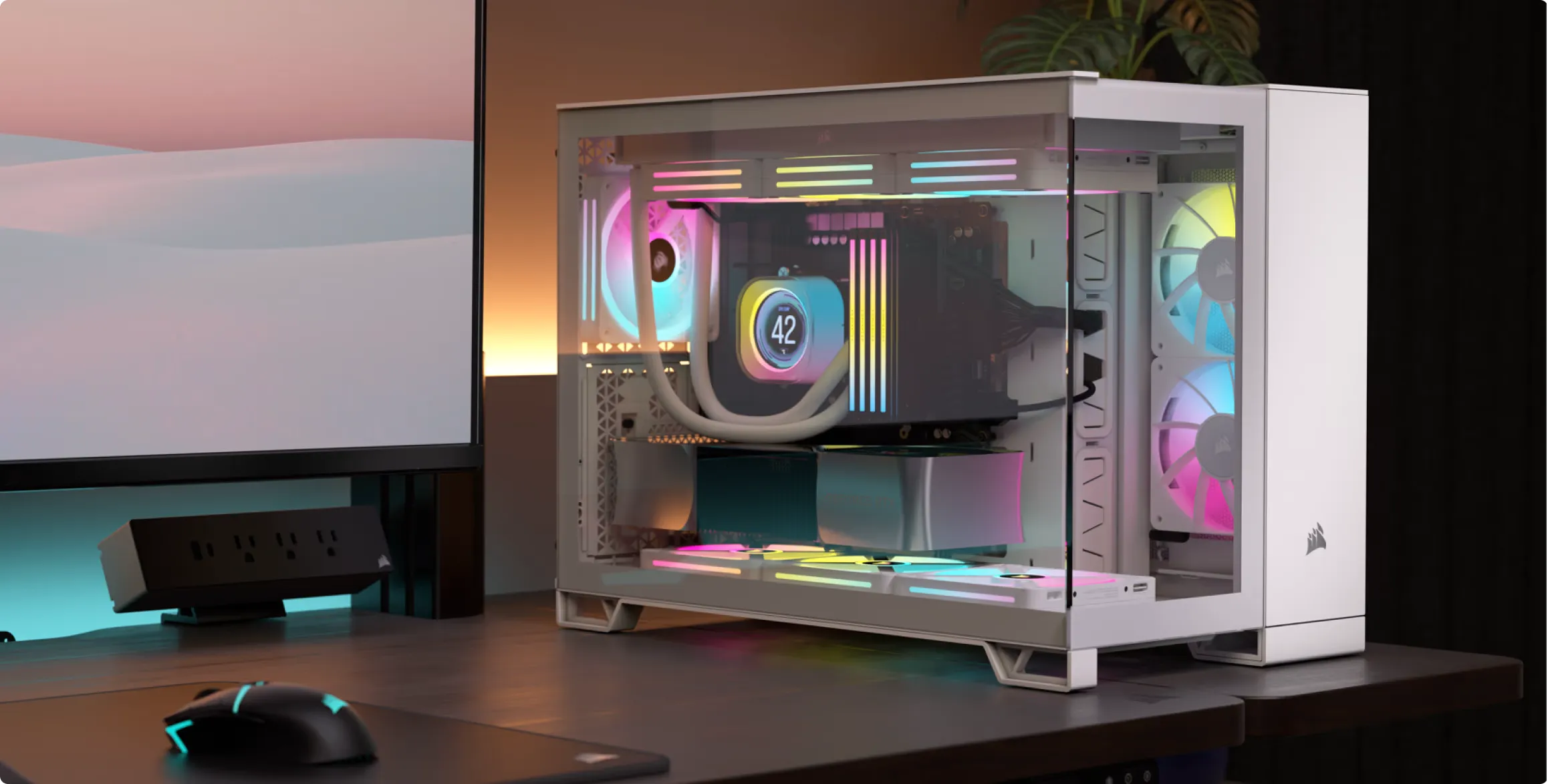 Corsair 2500X Airflow (M-ATX) Mid-Tower Cabinet (White) overview 9
