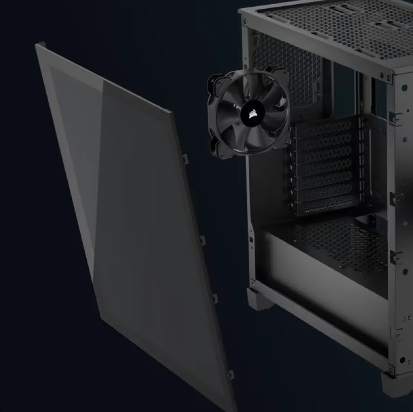 Corsair 3000D Airflow Mid-Tower (ATX) Cabinet (Black) overview 7