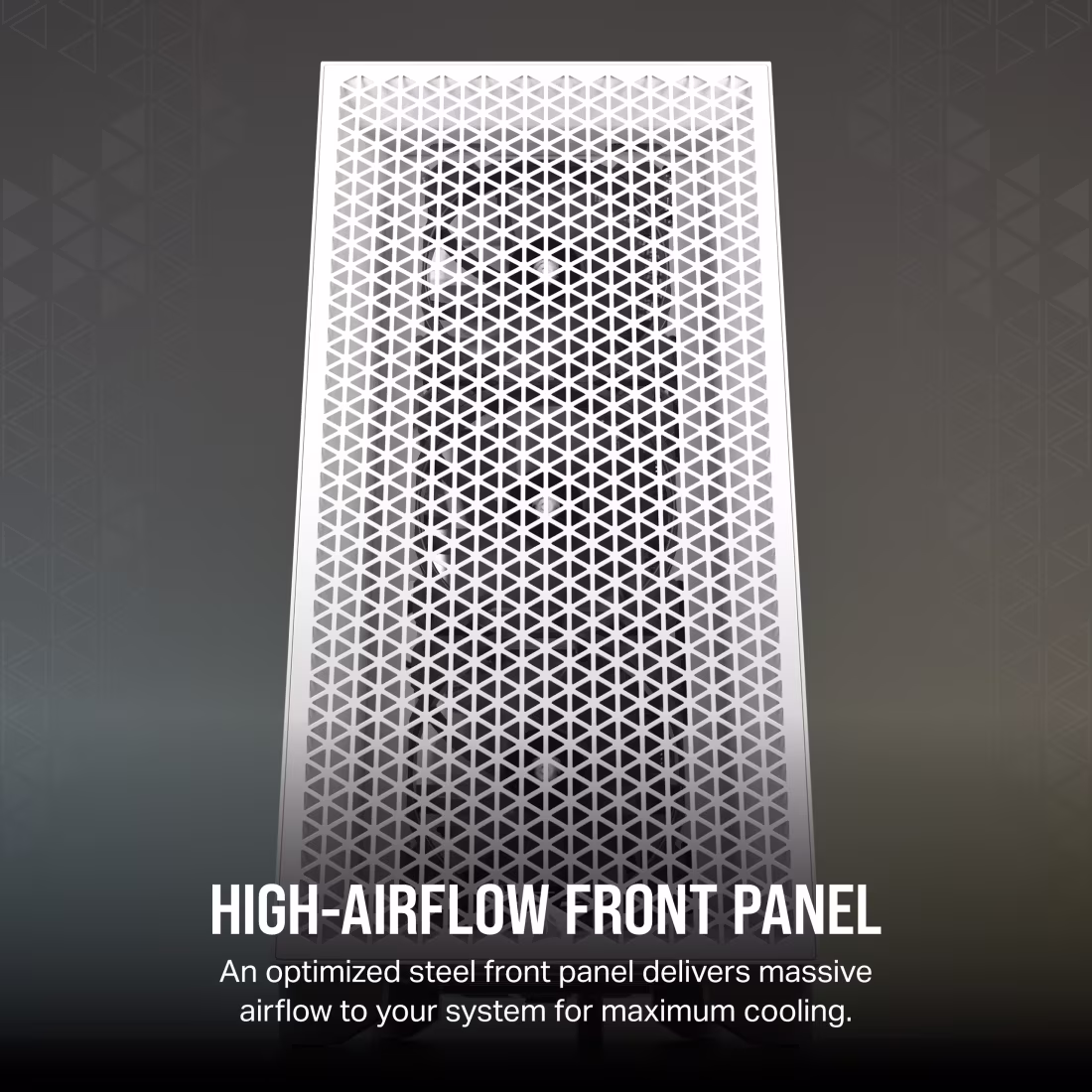 Corsair 3000D Airflow Mid-Tower (ATX) Cabinet (White) overview 3