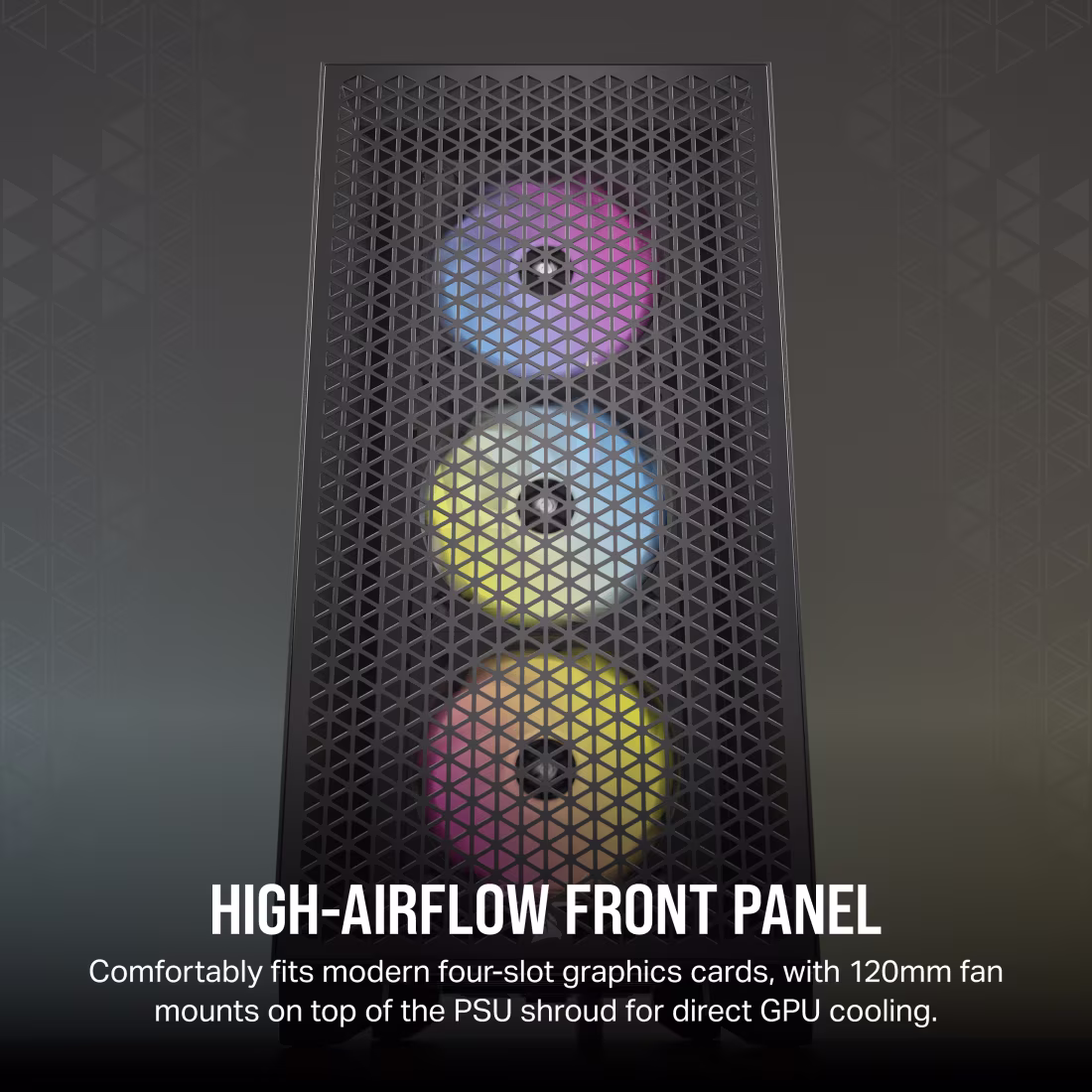 Corsair 3000D RGB Airflow Mid-Tower (ATX) Cabinet (Black) overview 5