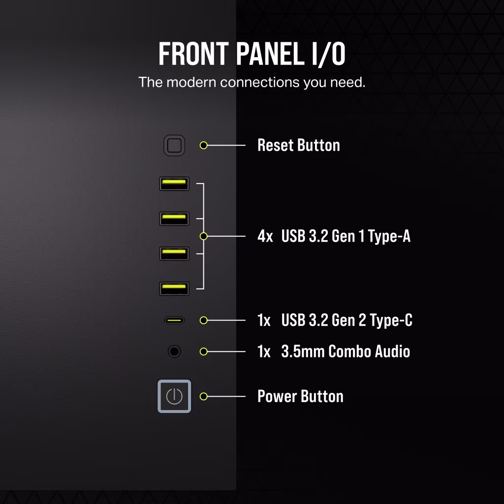 Corsair 6500X (ATX) Mid Tower Cabinet (Black) overview 6