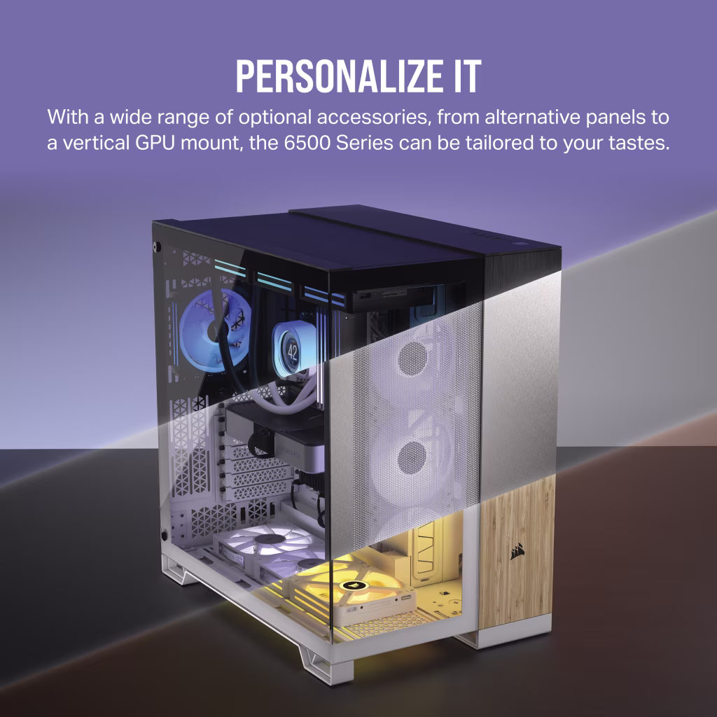 Corsair 6500X (ATX) Mid Tower Cabinet (Black) overview 7