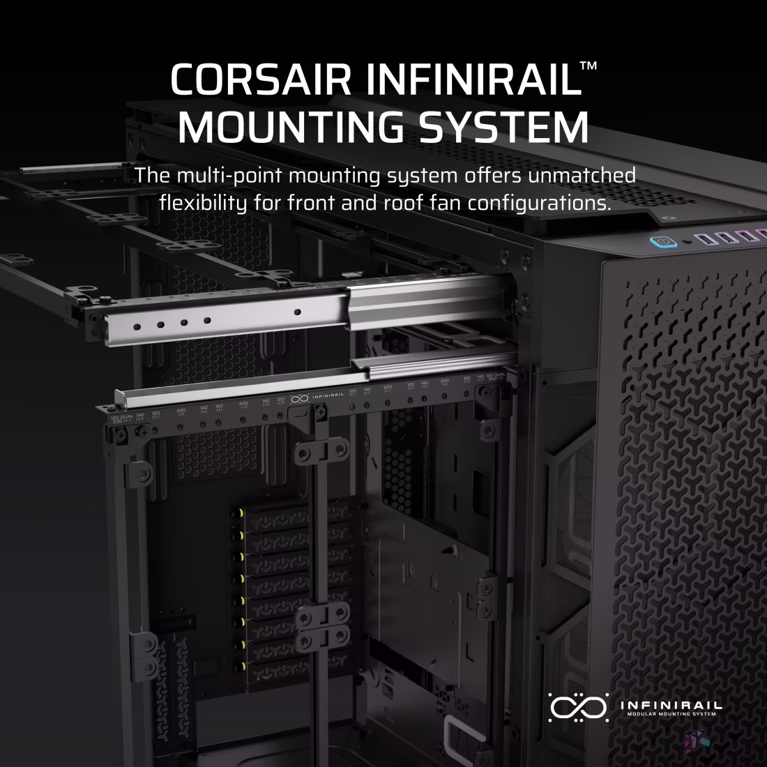 Corsair 9000D RGB Airflow Super Full-Tower Case (Black) overview 4