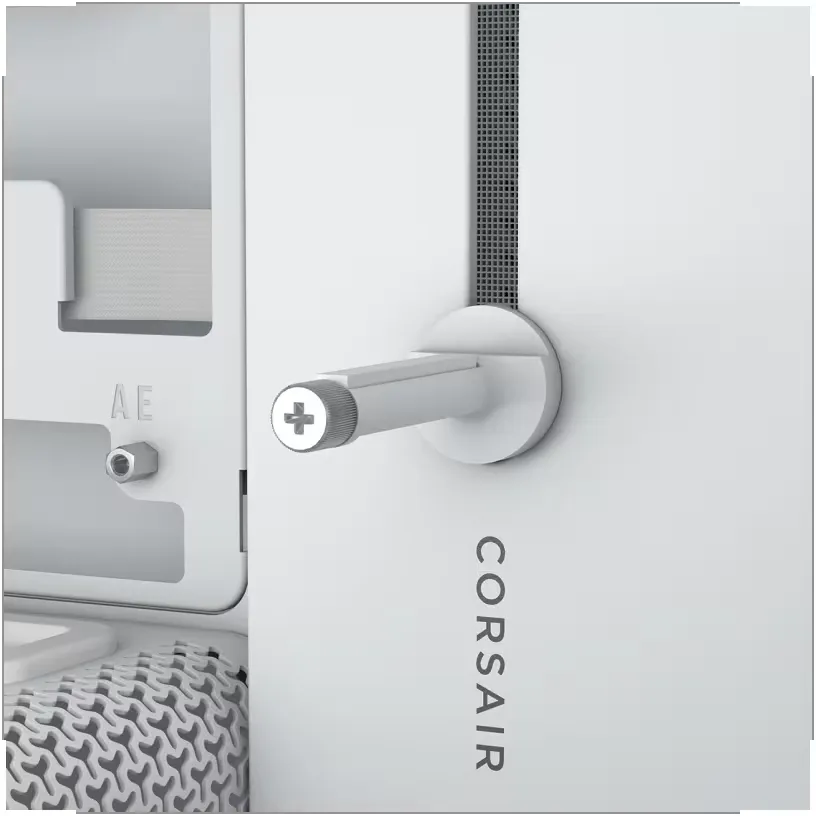 Corsair FRAME 4000D WOOD RS Modular Mid-Tower PC Case (White/Oak) overview 3