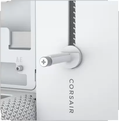 Corsair FRAME 4000X RS Mid-Tower PC Case (White) overview 3