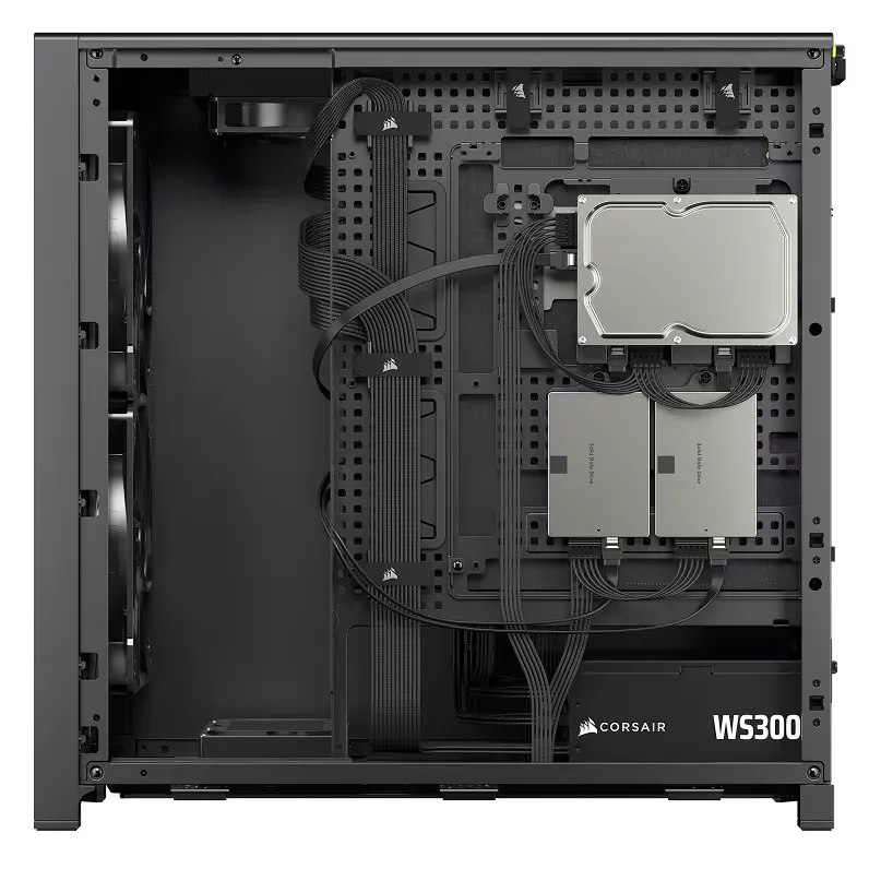 Corsair FRAME 5000D E-ATX WORKSTATION Modular Mid-Tower PC Case (Black) overview 3