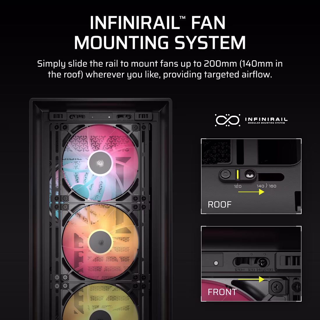 Corsair Frame 5000D RS Black ARGB E-ATX Mid Tower Case overview 4