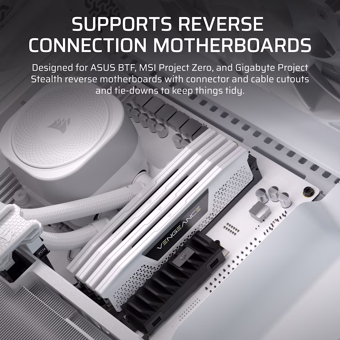 Corsair Frame 5000D RS White ARGB E-ATX Mid Tower Case overview 7