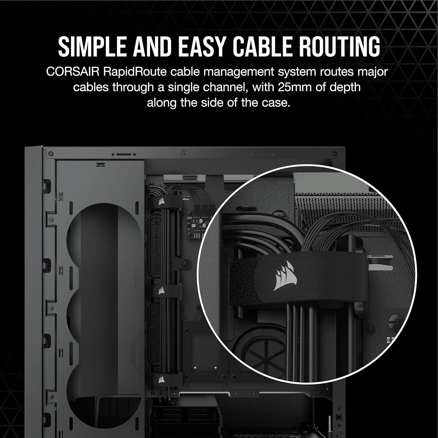 Corsair ICUE 5000X RGB Mid Tower Cabinet (Black) overview 5