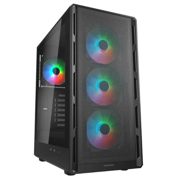 Cougar Airface Pure RGB Mid Tower Cabinet - Black