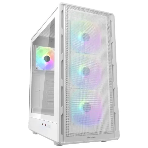 Cougar Airface Pure RGB Mid Tower Cabinet - White