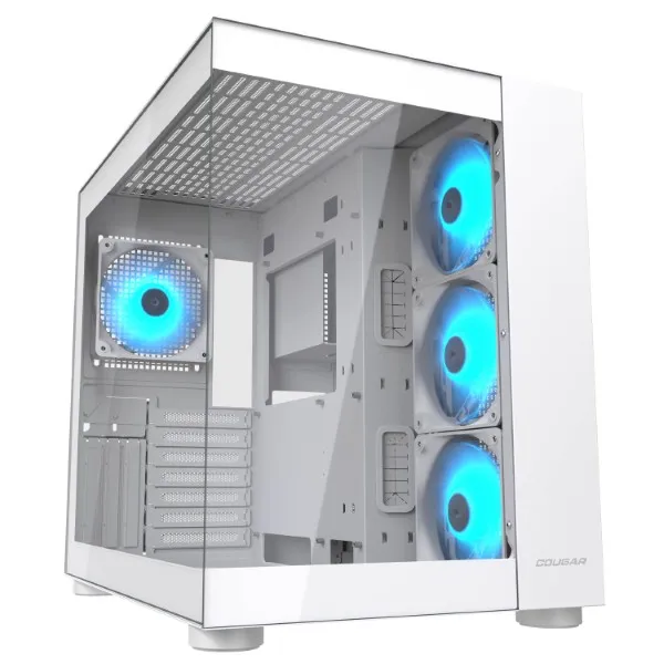 Cougar FV150 RGB Mid Tower ATX Cabinet - White